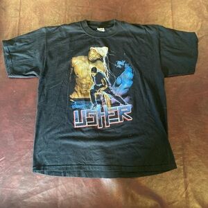 Vintage Usher x Kanye “The Truth Tour” shirt. Rap T-Shirt size XL